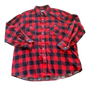 Vintage American Edition Lumberjack Check Flannel Shirt XL USA